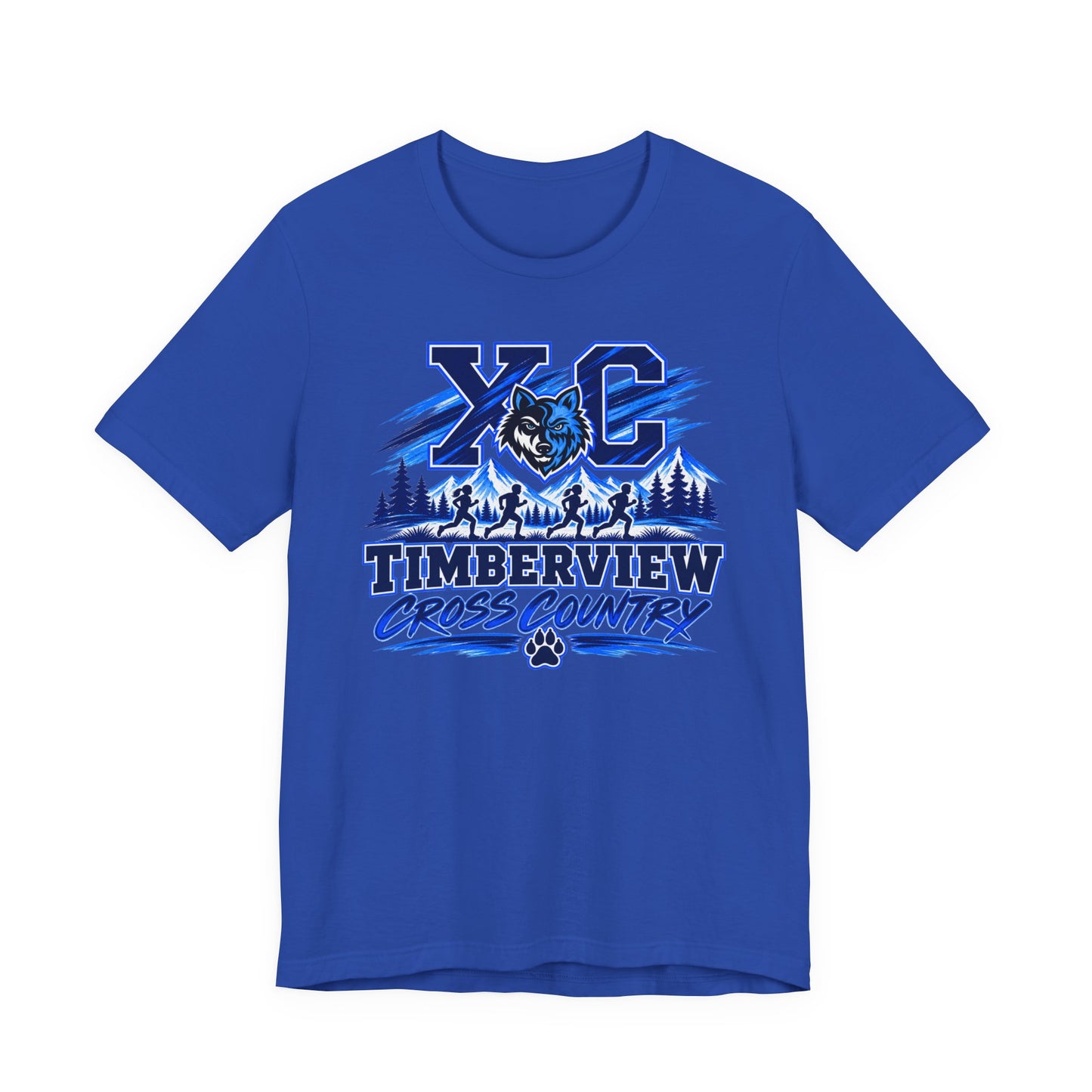 Timberview Cross Country XC Team T-Shirt — School Track & Running Tee