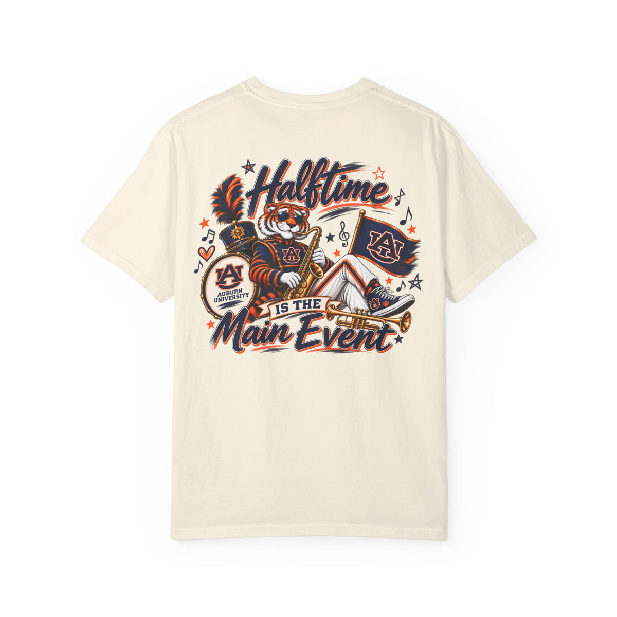 Auburn Halftime T-Shirt — 'Halftime is the Main Event' Game Day Tee