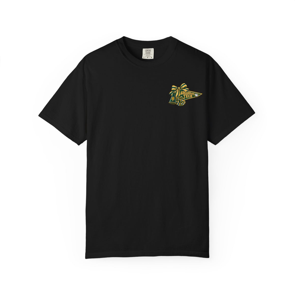 Sideline & Band Mom T-Shirt — "She’s On The Sideline, She Is Also In The Band" Football Cheer Tee