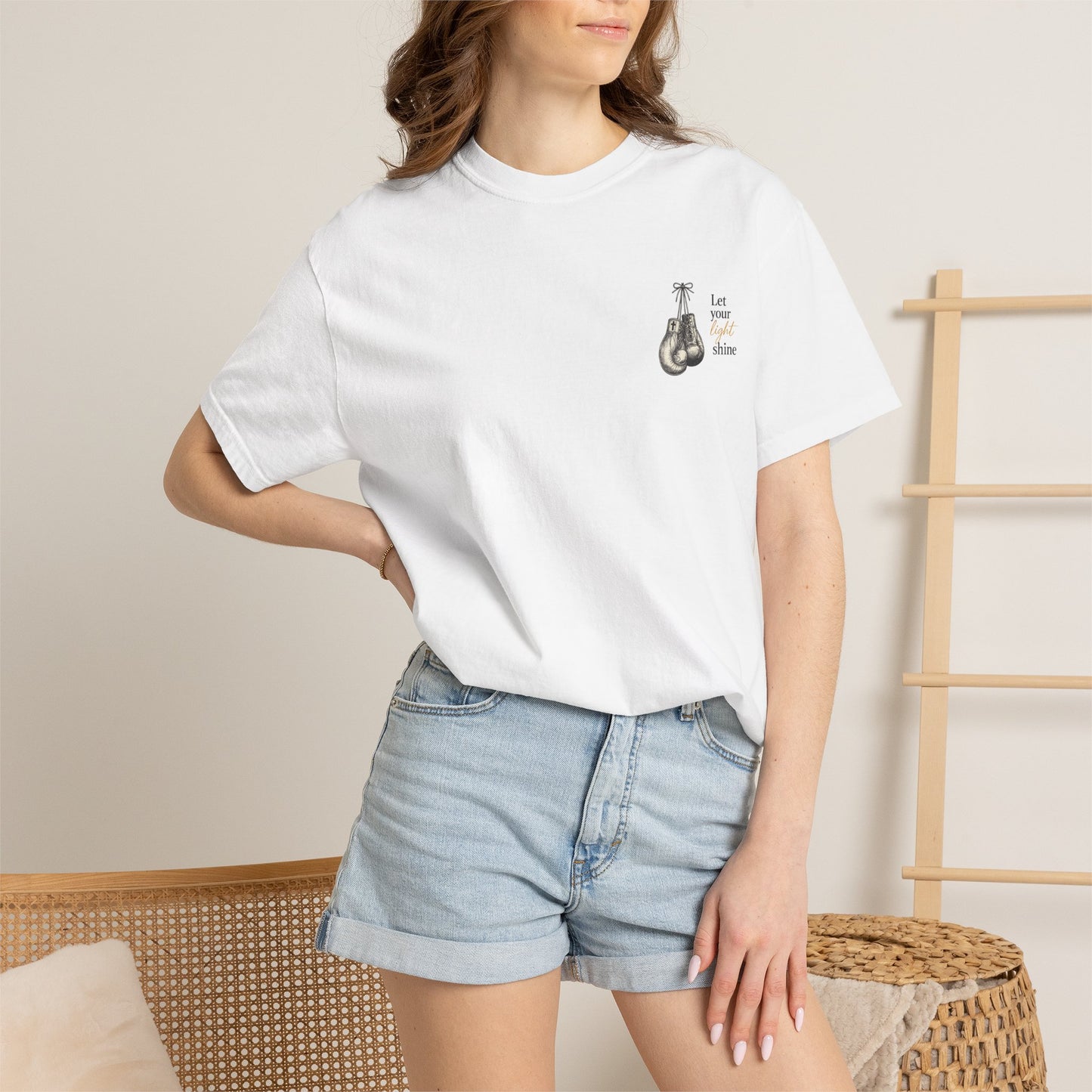 Fighting the Good Fight Grit & Grace collection -Unisex Garment-Dyed T-shirt