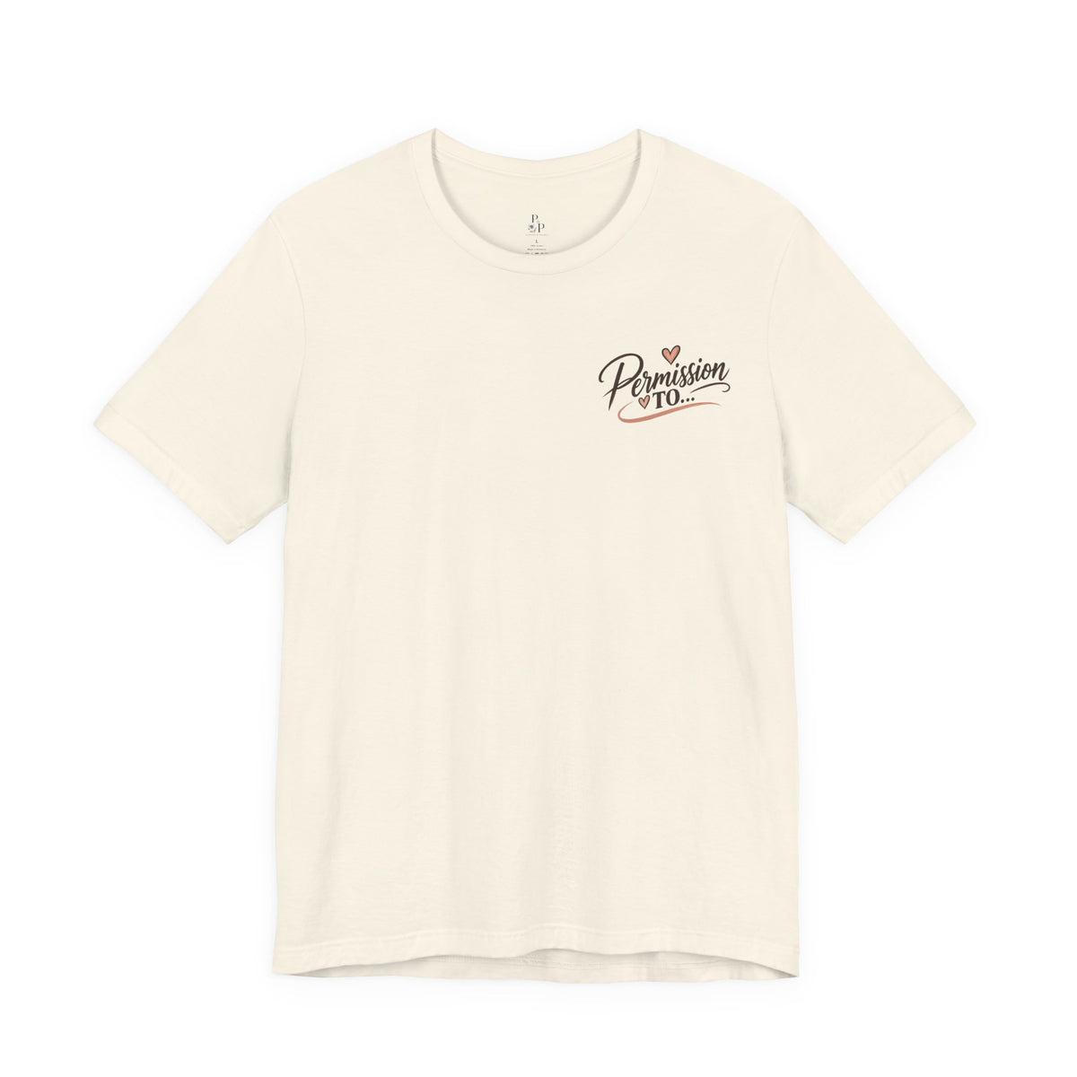 Savor the Moment Fox Graphic Tee — "Permission to…" Chest Logo