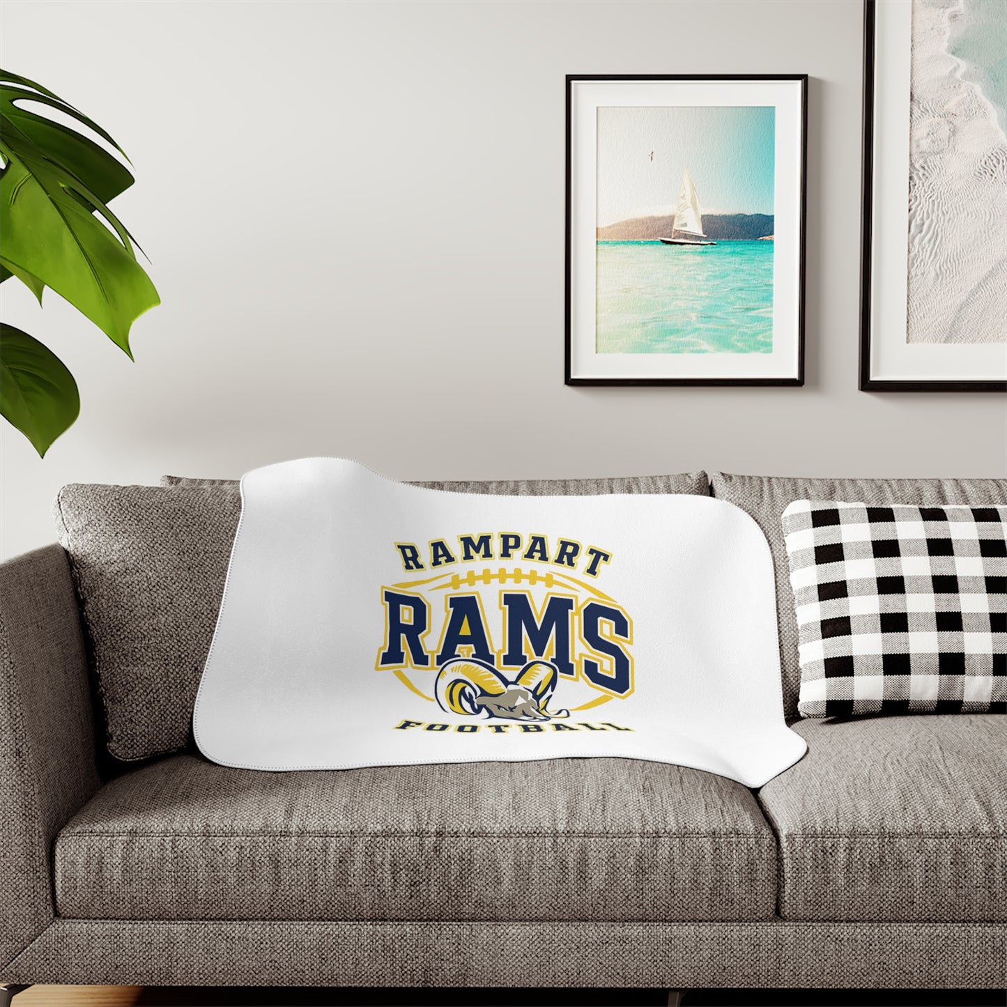 Rams Custom - Sherpa Blanket