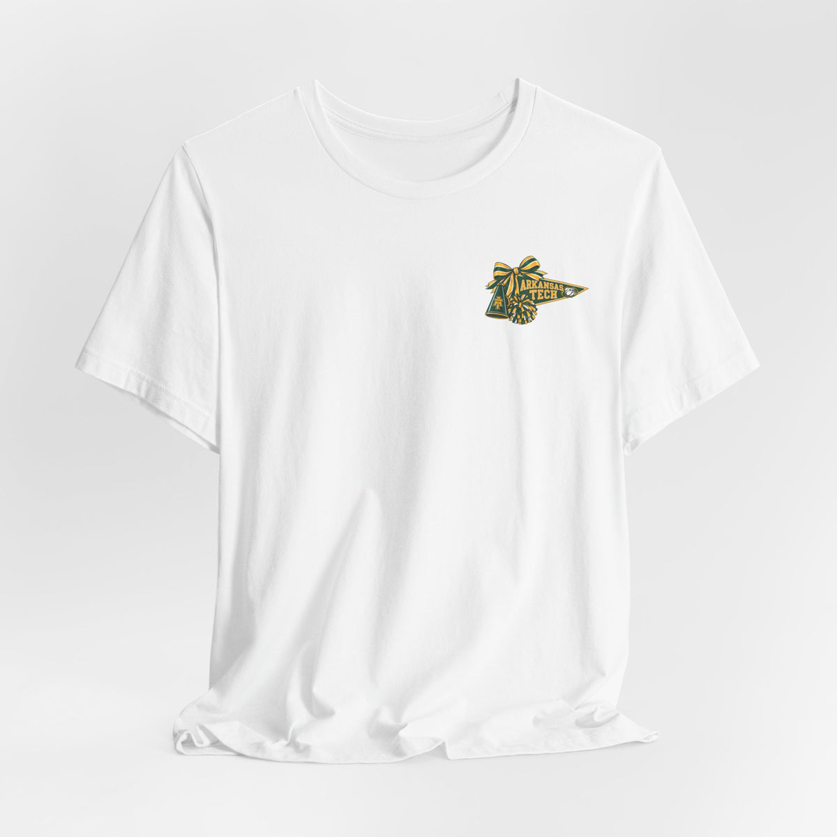 Friday Night Lights Cheer T-Shirt — “She Cheers, She Marches, I Just Try to Keep Up” — Marching Band & Cheer Mom Tee