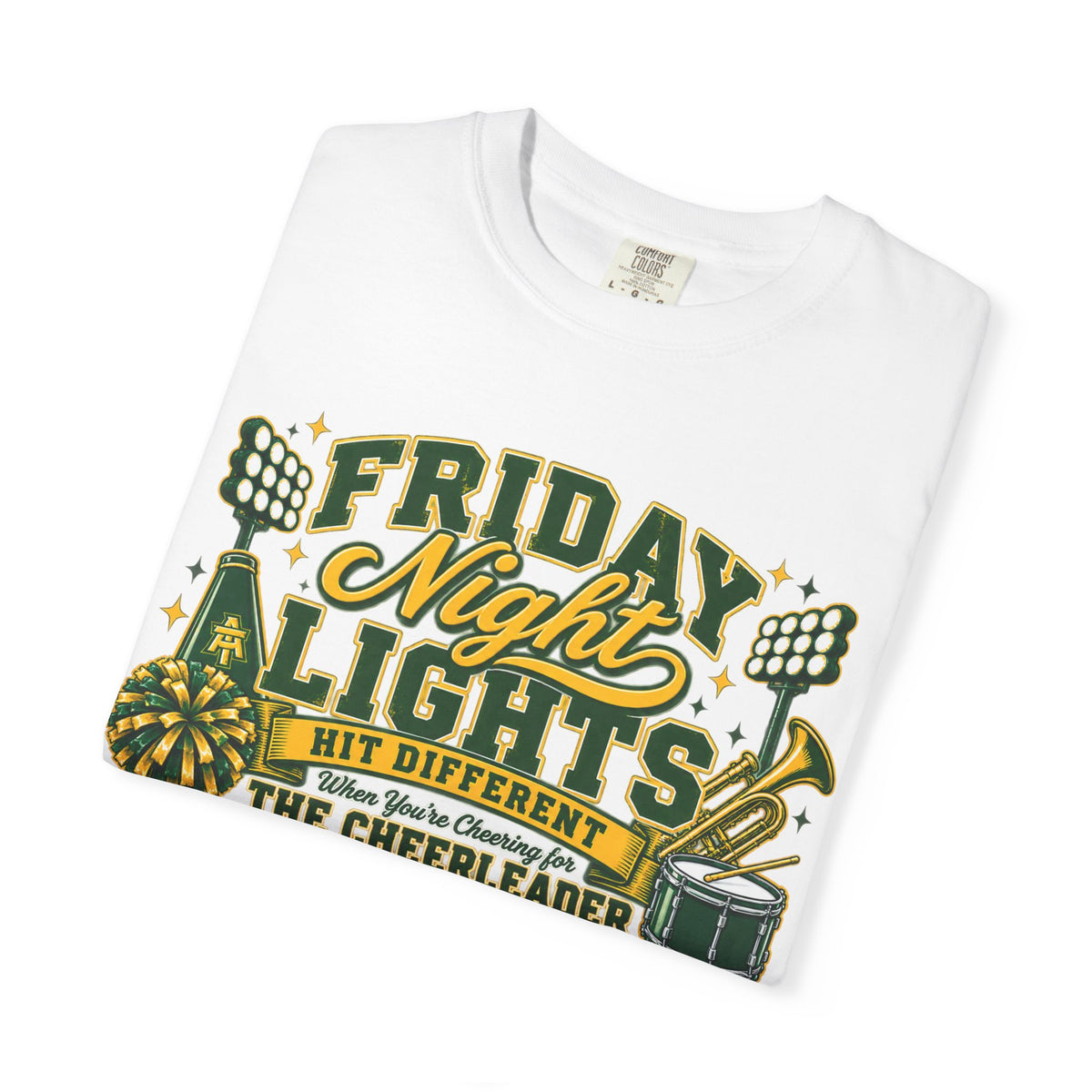 Friday Night Lights Football T-Shirt — Cheerleader & Band School Spirit Tee