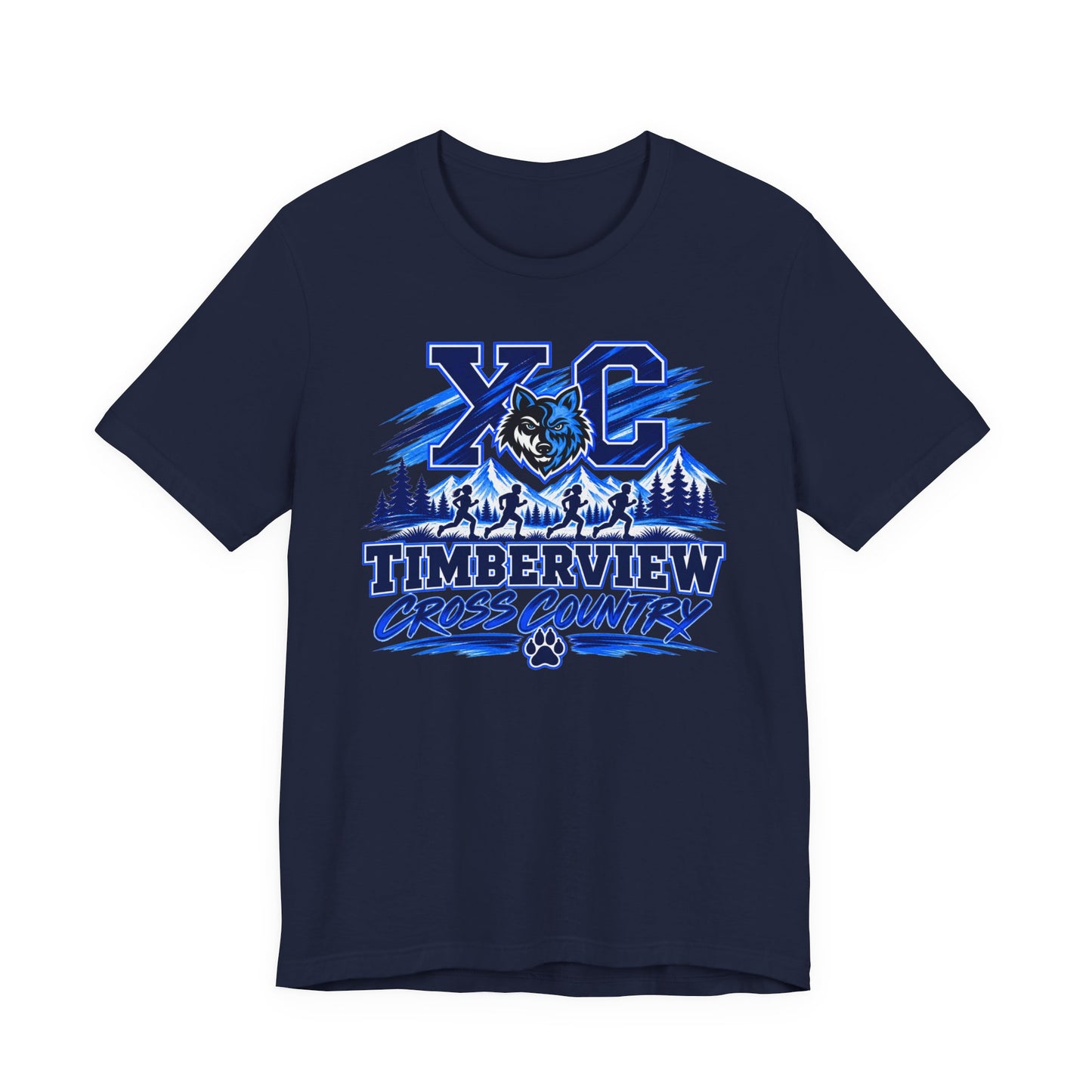 Timberview Cross Country XC Team T-Shirt — School Track & Running Tee