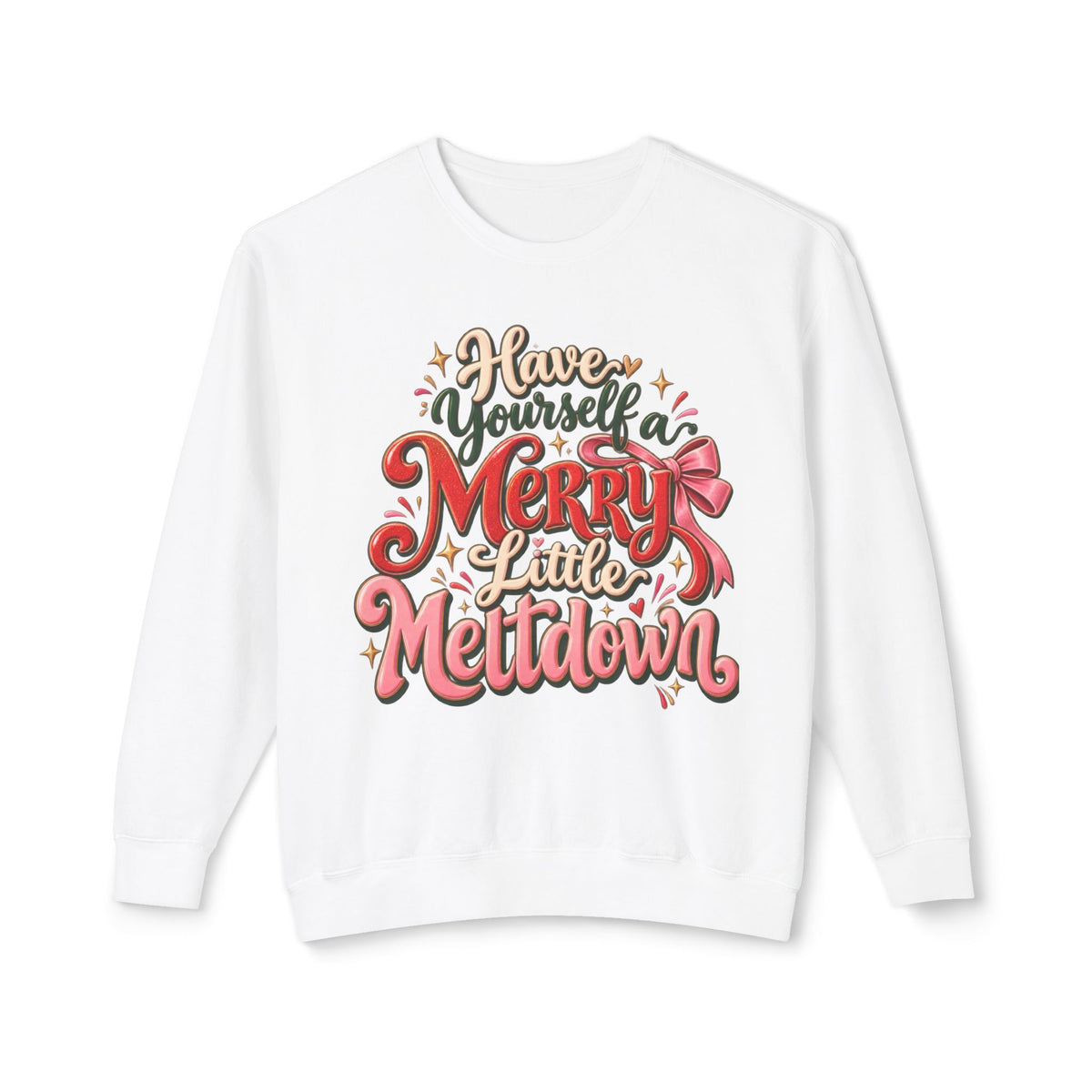 Have Yourself a Merry Little Melltown Sweatshirt | Christmas Typography